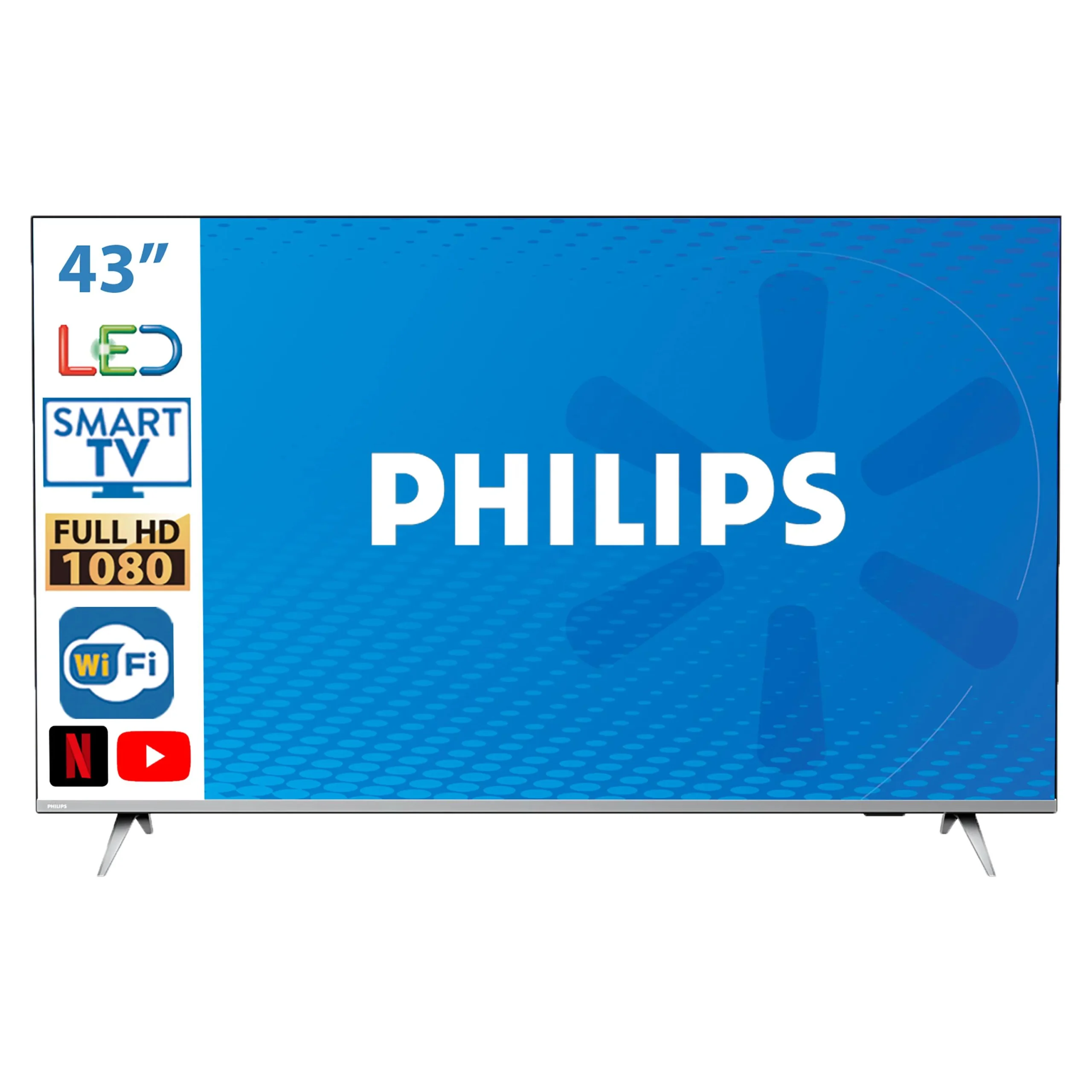 Pantalla tv philips 43: experiencia inmersiva y de alta calidad