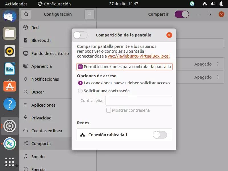 compartir pantalla en ubuntu - Cómo compartir pantalla en Ubuntu