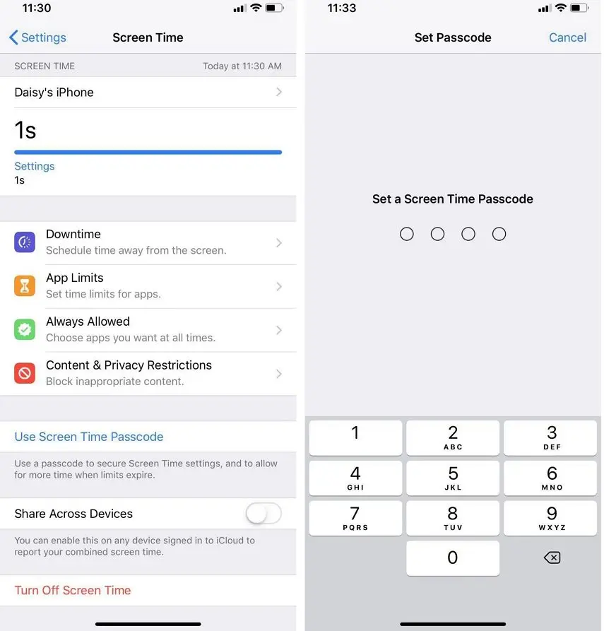 Tiempo en pantalla iPhone no funciona: Cómo solucionarlo - Cómo controlar el tiempo en pantalla de mi hijo tiempo en pantalla iphone no funciona - Cómo controlar el tiempo en pantalla de mi hijo