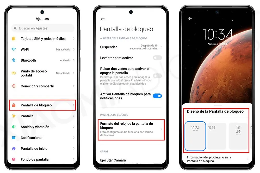 Cómo quitar la hora en la pantalla de bloqueo - Cómo eliminar reloj de Android como quitar la hora en la pantalla de bloqueo - Cómo eliminar reloj de Android