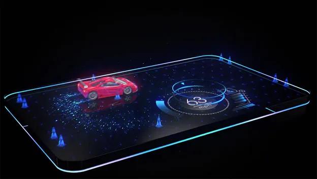 pantalla holografica - Cómo funciona el ventilador holograma