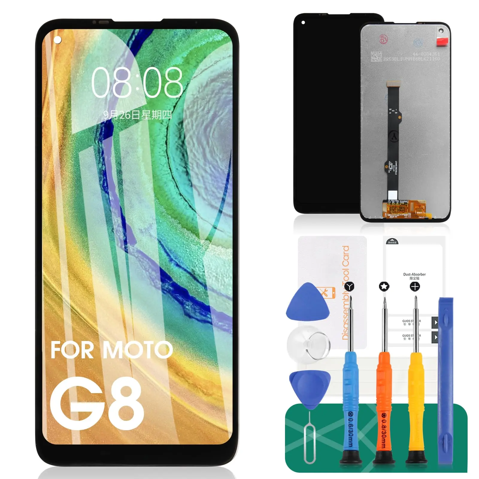 ¿cuánto cuesta reemplazar la pantalla de un motorola?