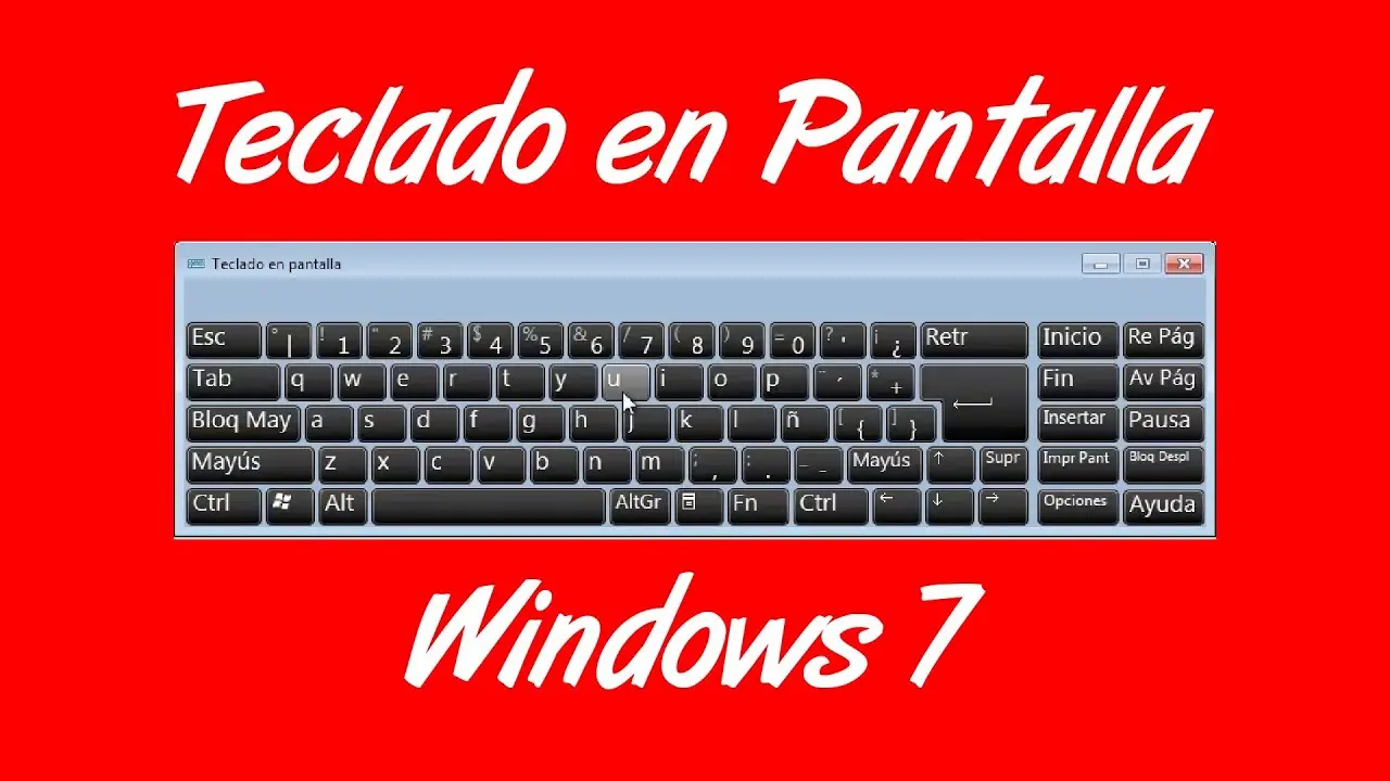 Teclado en pantalla en Windows 7: Cómo hacer clic utilizando el teclado - Cómo hacer clic con el teclado Windows 7 teclado en pantalla w7 - Cómo hacer clic con el teclado Windows 7