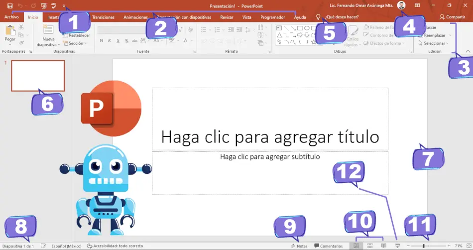 imagen de pantalla de power point - Cómo hacer imagen un PowerPoint