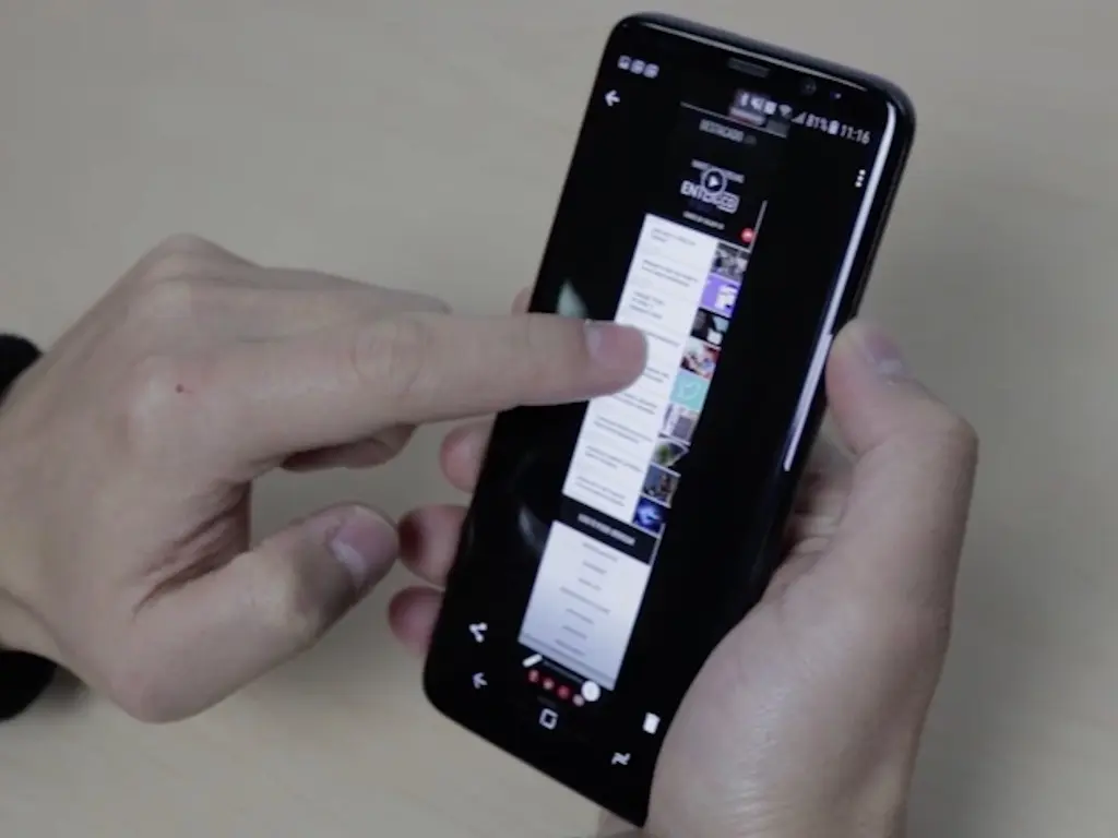 como hacer print de pantalla en samsung s8 - Cómo hacer una captura de pantalla en un Samsung Note 8