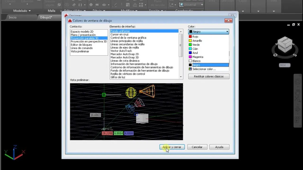 Cómo poner la pantalla negra en AutoCAD - Cómo imprimir en AutoCAD con el fondo negro como poner la pantalla negra en autocad - Cómo imprimir en AutoCAD con el fondo negro