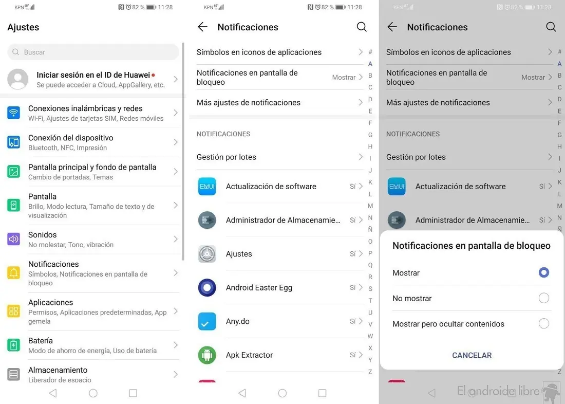 Ocultar notificaciones en pantalla de bloqueo Huawei - Cómo ocultar los mensajes de WhatsApp en la pantalla principal Huawei Y7 ocultar notificaciones en pantalla de bloqueo huawei - Cómo ocultar los mensajes de WhatsApp en la pantalla principal Huawei Y7