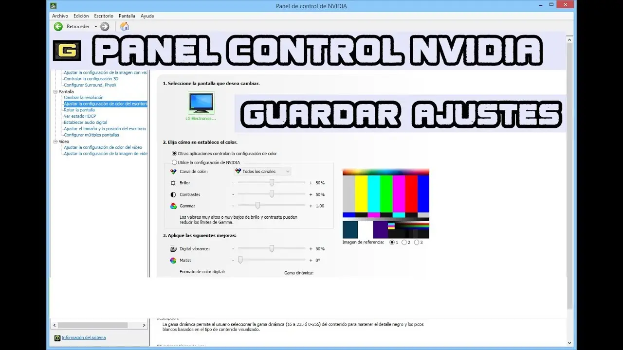 Configuración de pantalla NVIDIA - Cómo optimizar el panel de NVIDIA configuracion de pantalla nvidia - Cómo optimizar el panel de NVIDIA