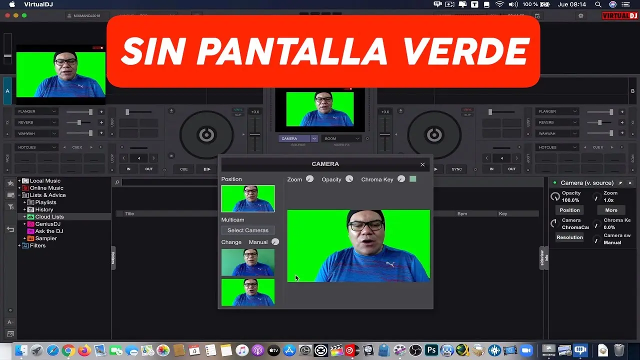 como hacer un chroma key sin pantalla verde - Cómo poner una imagen de fondo en zoom sin pantalla verde