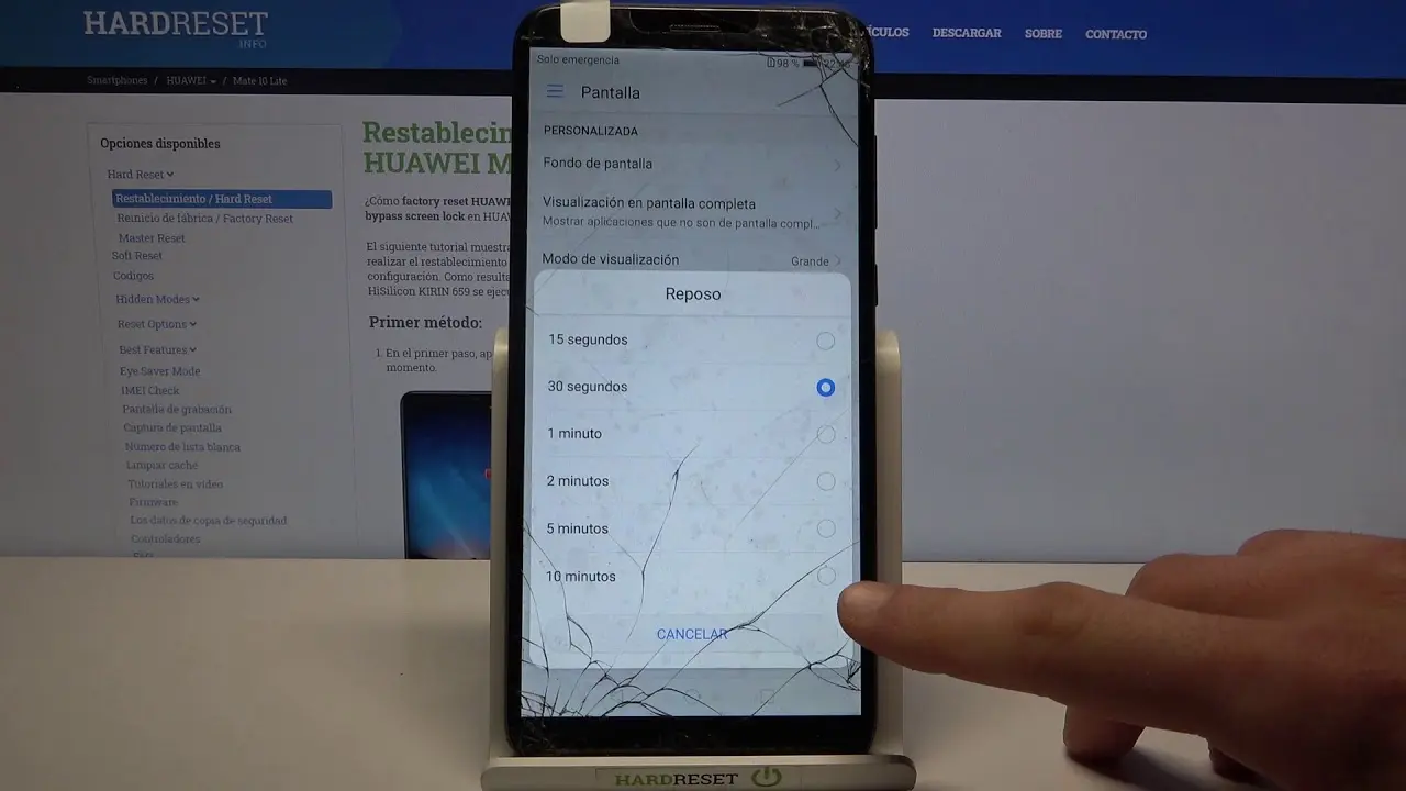 tiempo de espera pantalla huawei bloqueado - Cómo puedo quitar el bloqueo de pantalla de mi celular Huawei