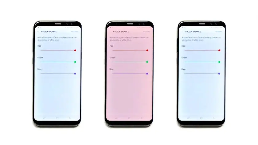 samsung s8 pantalla rosa - Cómo quitar la pantalla gris de mi Samsung