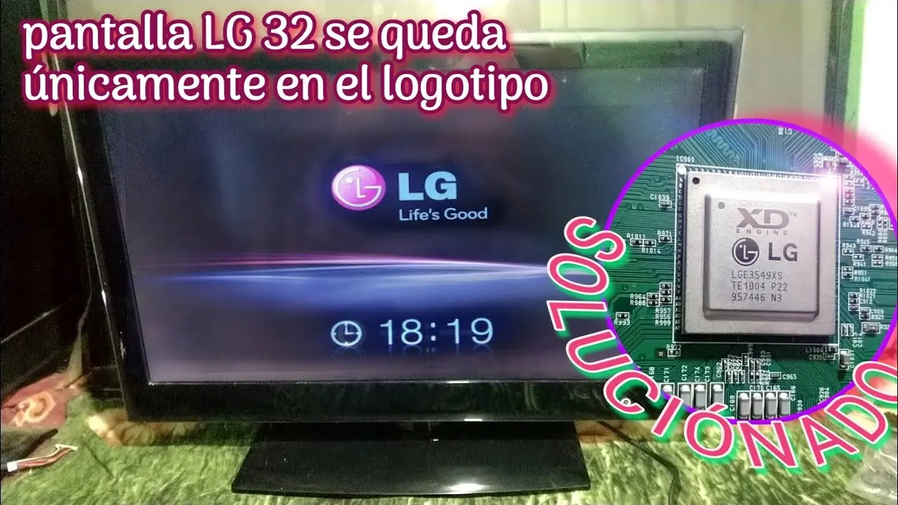 pantalla lg se queda en el logo - Cómo quitar las letras de mi pantalla LG