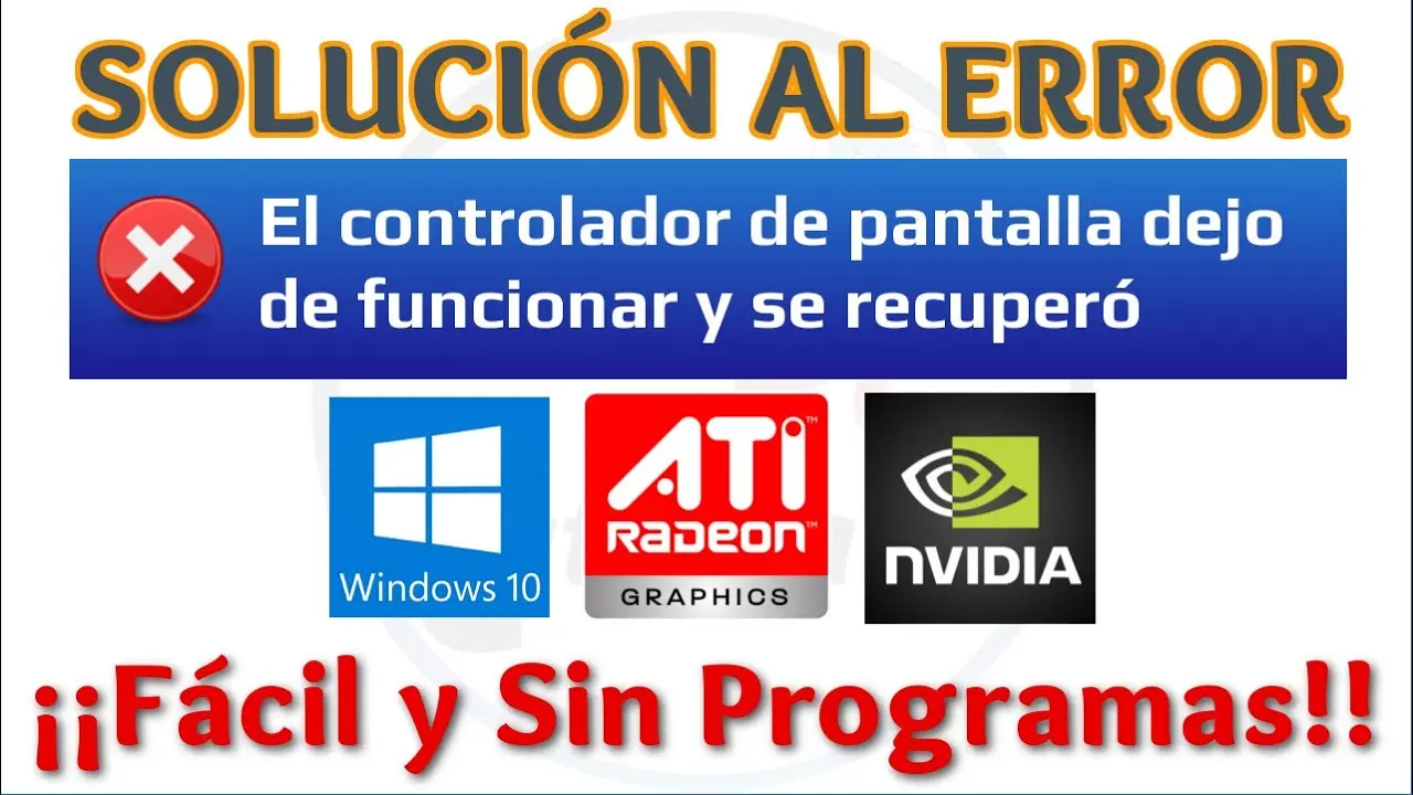 El controlador de pantalla no responde: causas y soluciones - Cómo reiniciar los drivers en Windows 10 el controlador de pantalla no responde - Cómo reiniciar los drivers en Windows 10