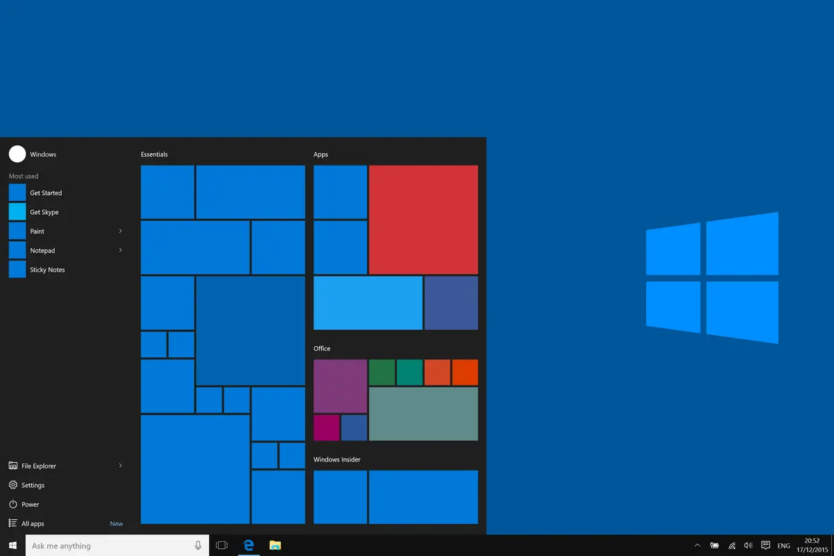 como se llama la pantalla principal de windows - Cómo se llama la interfaz de Windows 10