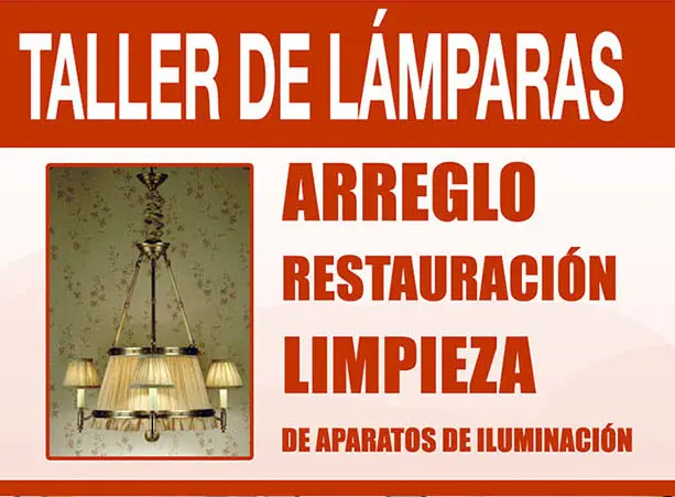 taller de reparacion de lamparas - Cómo se llaman los que arreglan lámparas