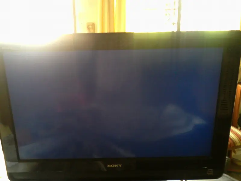 sony bravia pantalla azul - Cómo se resetea una TV Sony Bravia