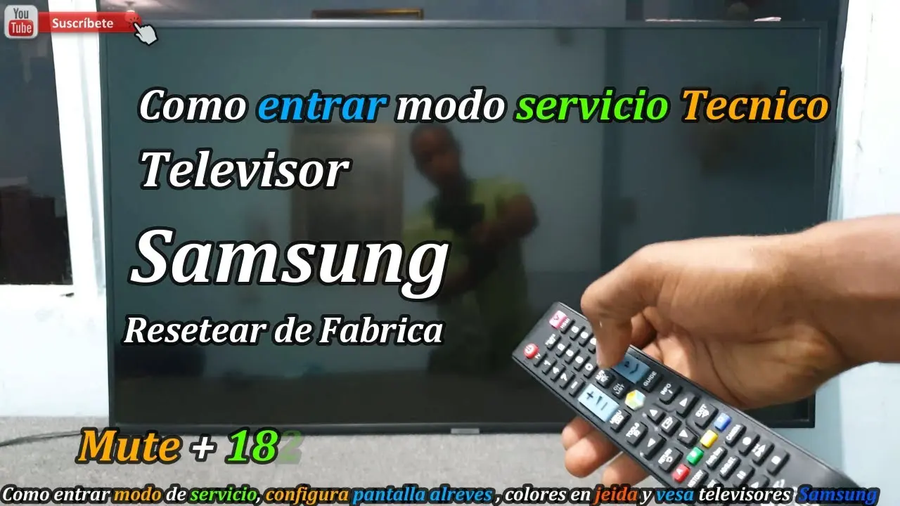 modo de servicio tv samsung pantalla oscura - Cómo se sale del menú Service en TV Samsung