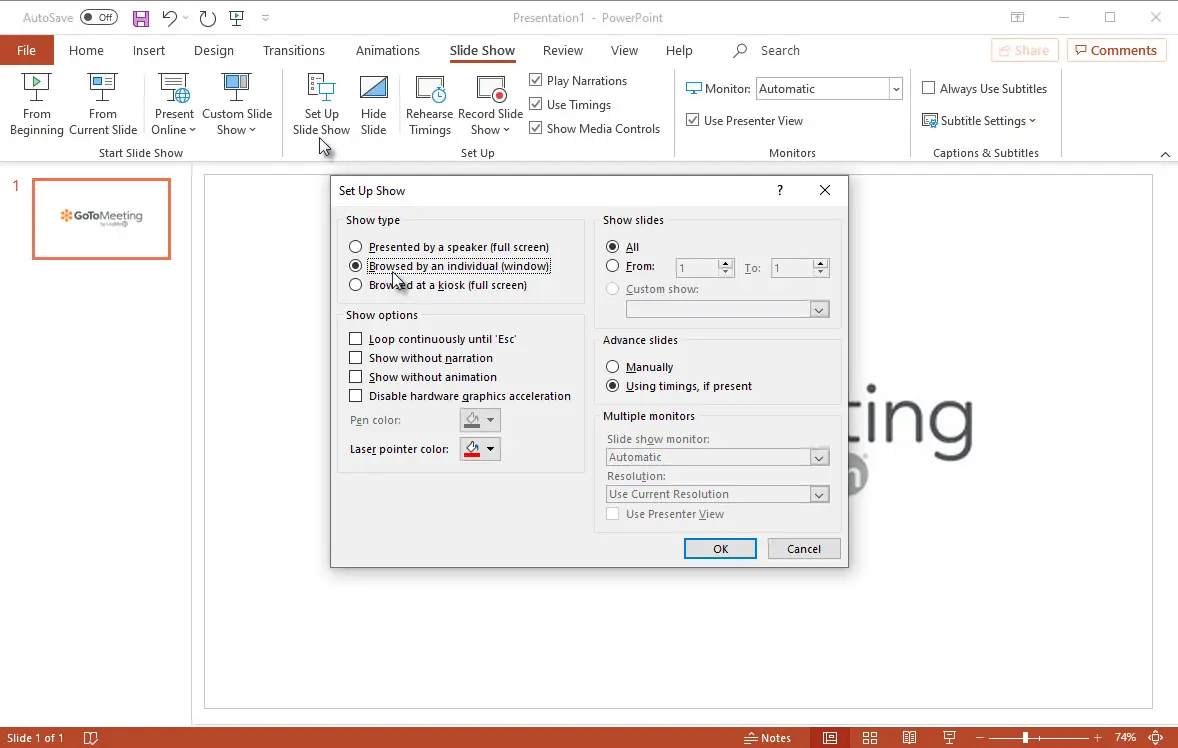 como poner pantalla completa en power point - Cuál es la función de la tecla F5 en PowerPoint