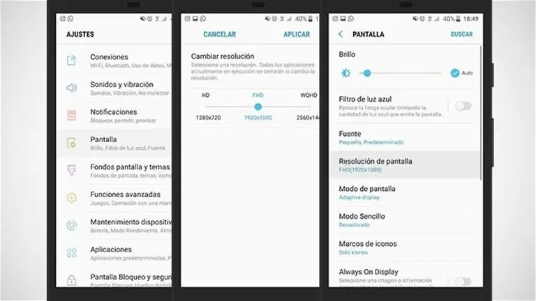 Resolución de pantalla del Samsung Galaxy S7 Edge - Cuántos Hz tiene el S7 Edge resolucion pantalla s7 edge - Cuántos Hz tiene el S7 Edge