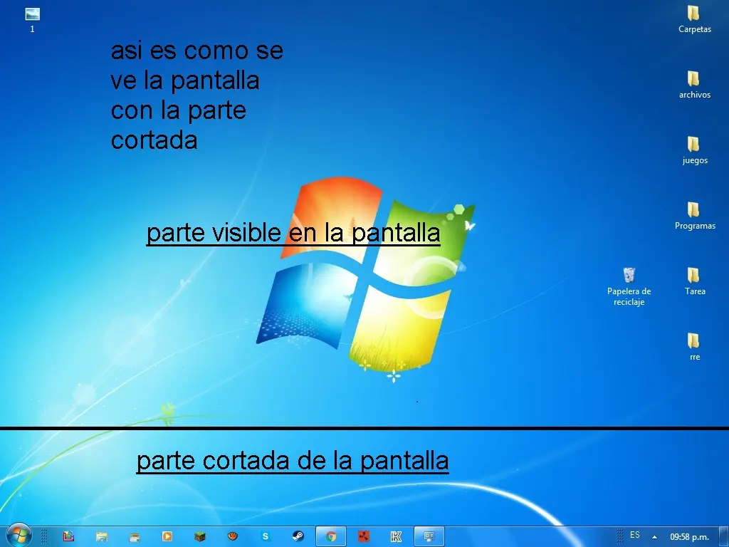 Mi pantalla se ve cortada - Por qué la pantalla de mi PC se ve cortada mi pantalla se ve cortada - Por qué la pantalla de mi PC se ve cortada