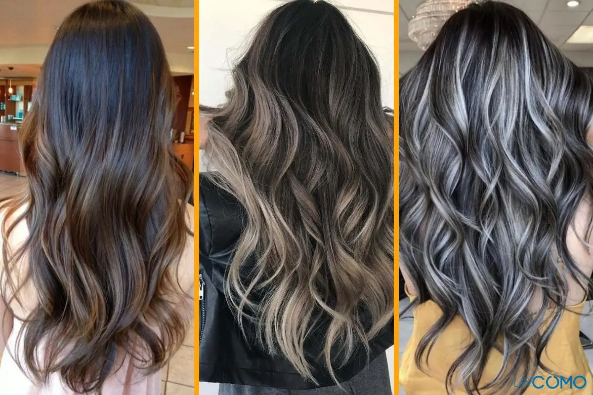 Iluminación sobre cabello oscuro - Qué color de luces quedan en cabello negro iluminacion sobre cabello oscuro - Qué color de luces quedan en cabello negro