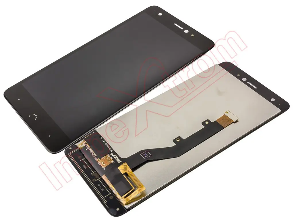 ESCAMOT Custodia Stampata + 2 Pellicole Vetro Temperato Per BQ Aquaris X Pro – Cover Morbida Antiurto E Film HD