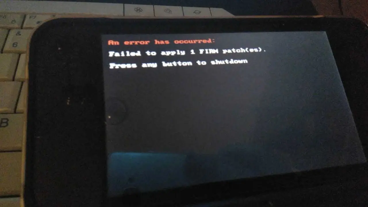 3ds pantalla negra - Qué es el error 3DS