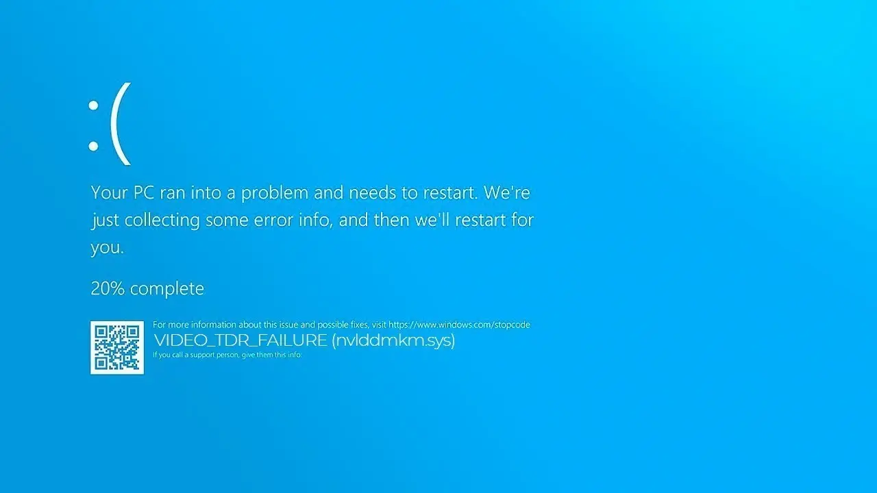 nvlddmkm sys pantalla azul - Qué es el error Video_tdr_failure
