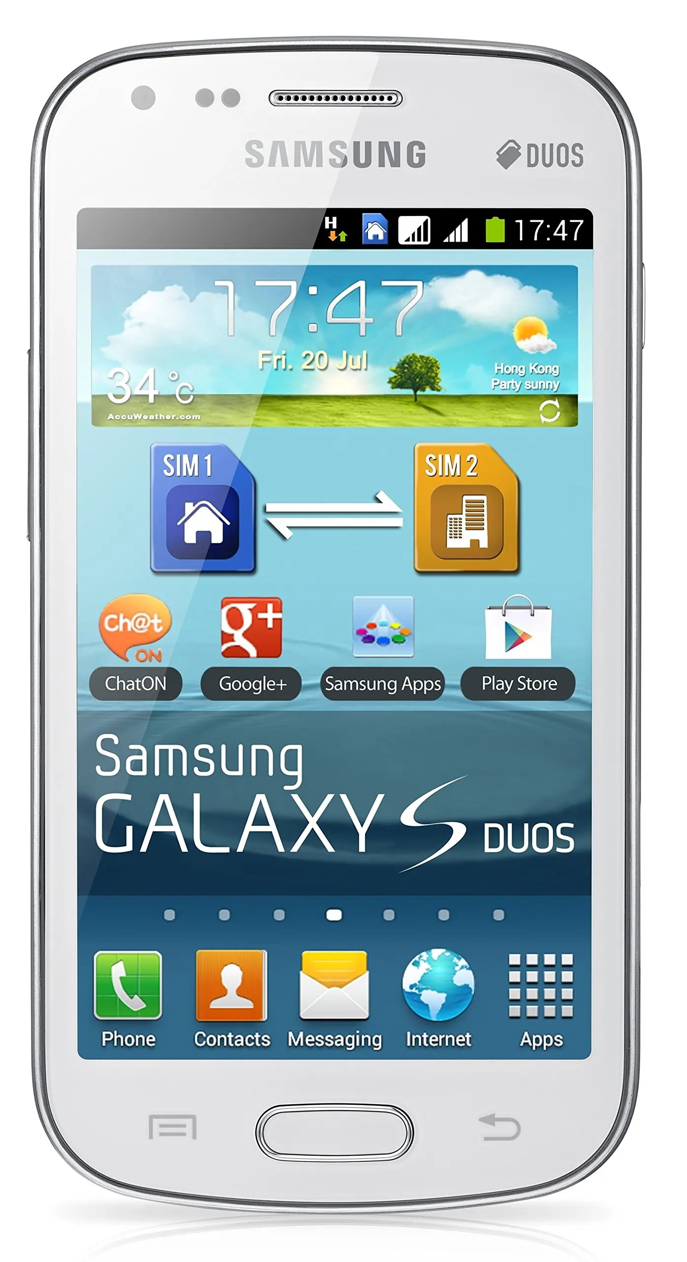 pantalla samsung galaxy duos - Qué es un Samsung Duos