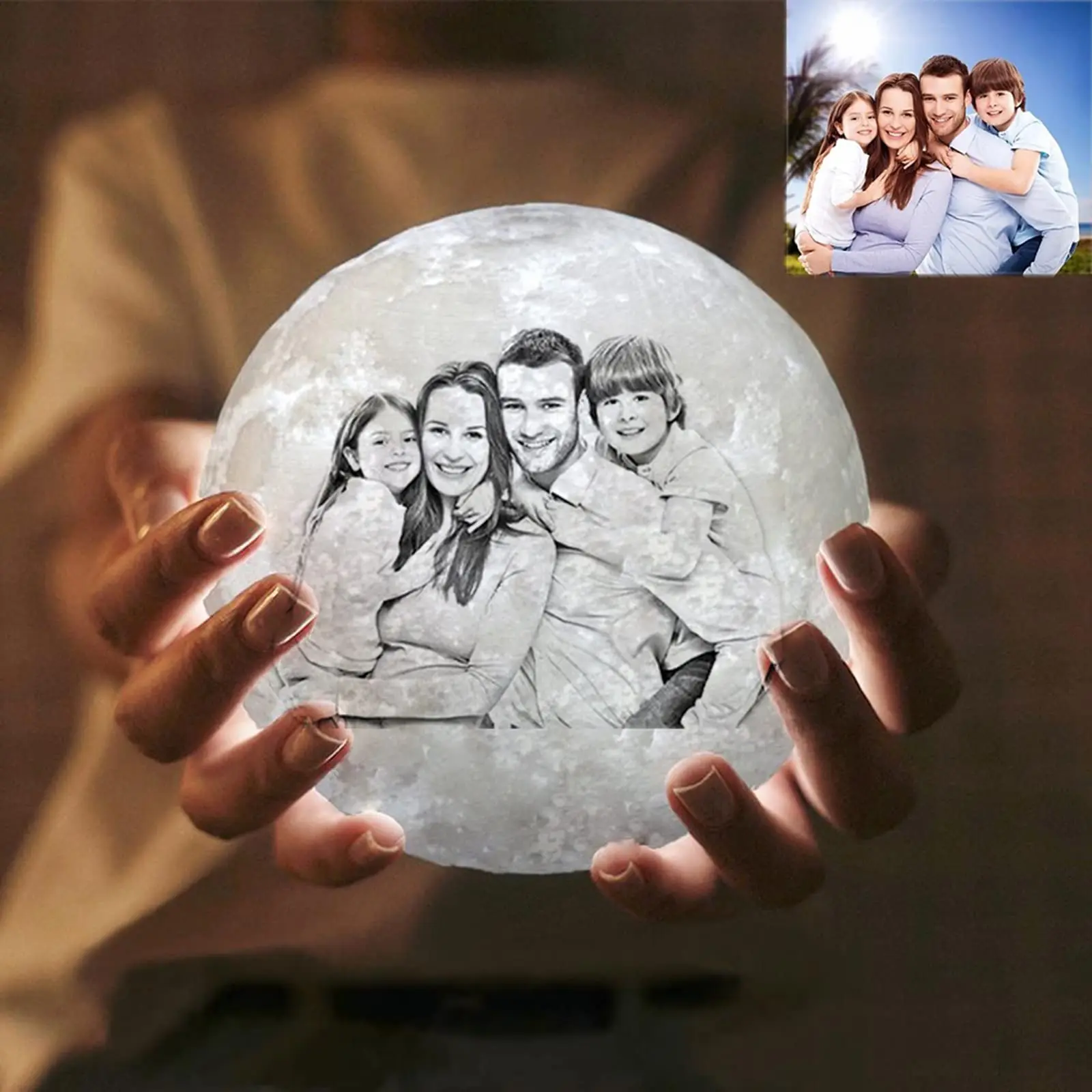 Lámpara de Luna con foto personalizada - Qué es una lámpara de Luna lampara de luna con foto personalizada - Qué es una lámpara de Luna