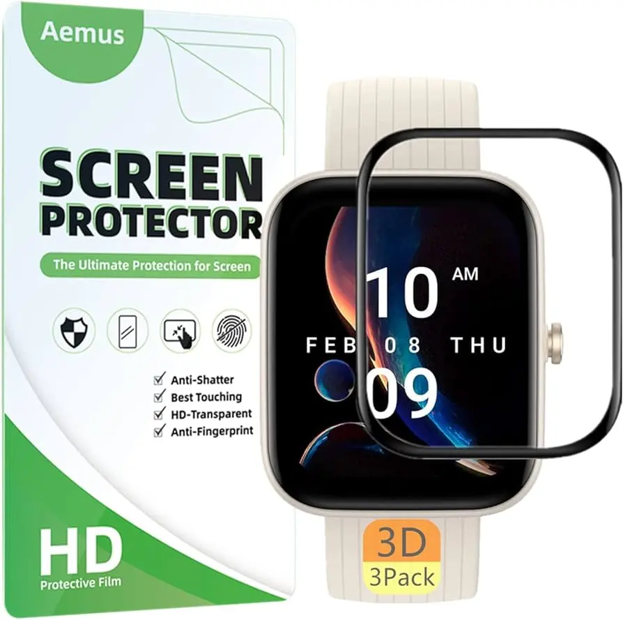 Protector de pantalla amazfit bip: protección y estilo para tu smartwatch
