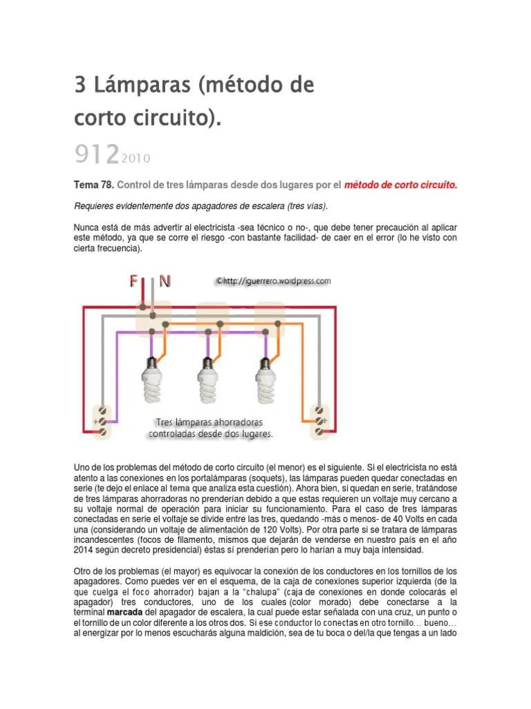 metodo de las tres lamparas - Qué hace el Sincronoscopio
