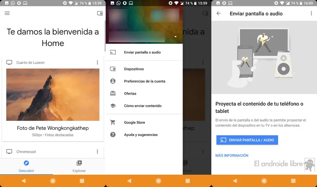 No aparece enviar pantalla Chromecast: Cómo solucionarlo - Qué hacer si no puedo transmitir a Chromecast no aparece enviar pantalla chromecast - Qué hacer si no puedo transmitir a Chromecast