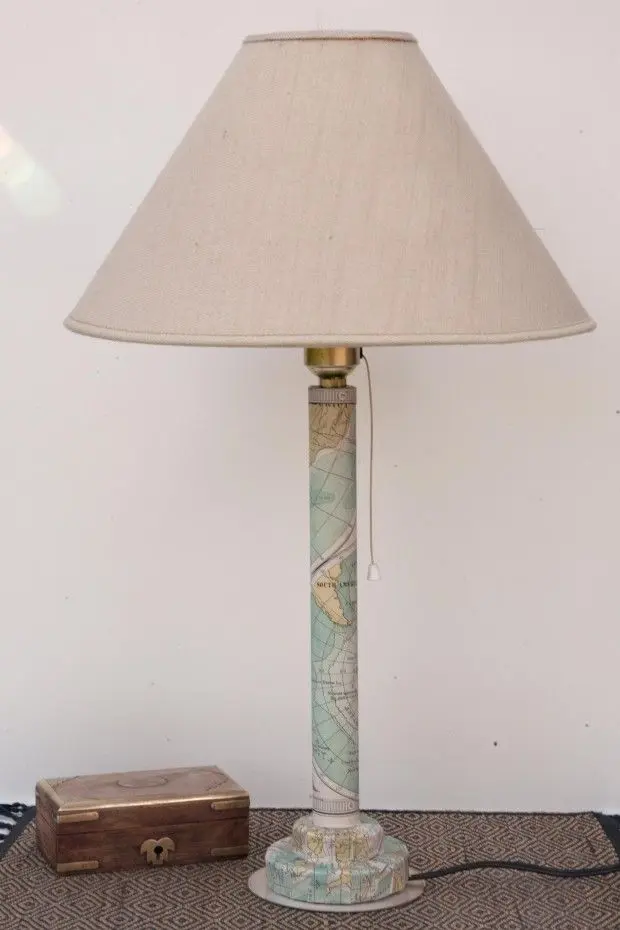 lamparas de pie con tubos de carton - Qué se puede hacer con un tubo de cartón