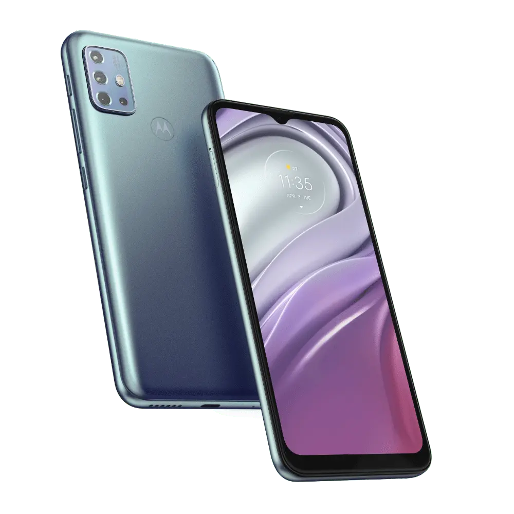 El tamaño de pantalla del moto g20
