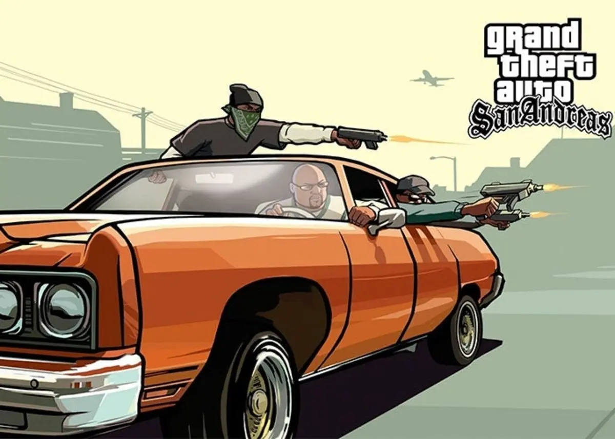 Pantalla de carga GTA San Andreas - Quién es la rubia de la portada de GTA San Andreas pantalla de carga gta san andreas - Quién es la rubia de la portada de GTA San Andreas